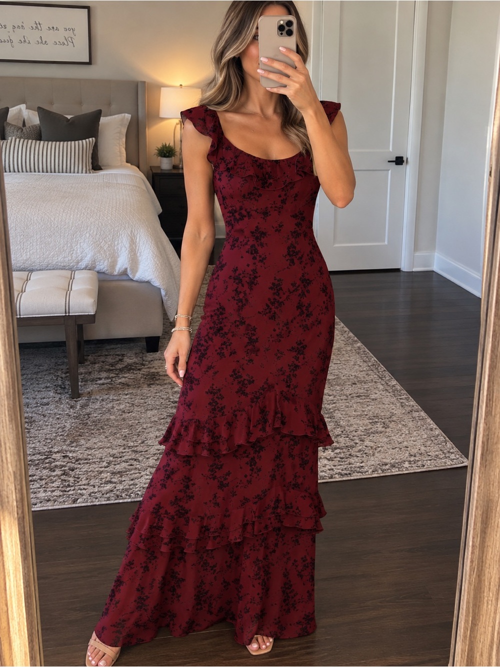 NWT Reformation Tripoli Dress Paramour Floral Maxi Dress Size 2